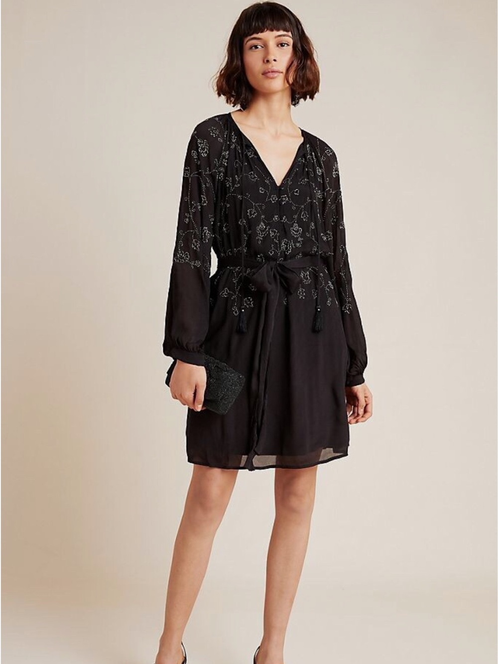 Ranna Gill Lucinda Beaded Tunic Dress